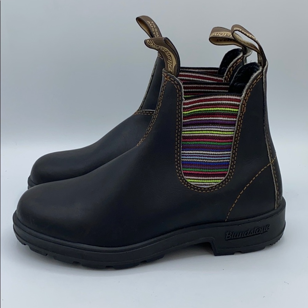 Blundstone Brown Multi Stripe Original 500 - US W 9.5/AU 6.5